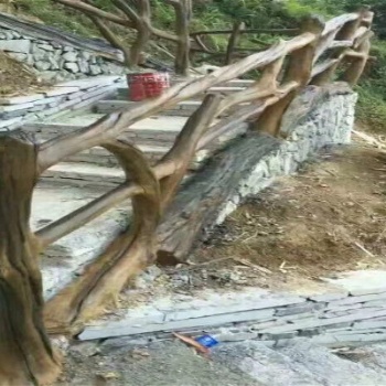 隆昌市景區仿木欄桿制作