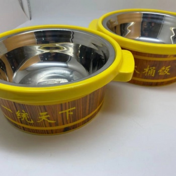 上海壹粵密胺木桶飯餐具，湘贛木桶飯碗供應