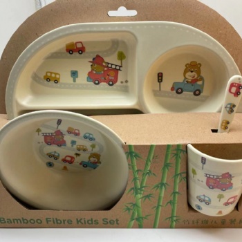 上海壹粵密胺兒童餐具，幼兒園食堂碗碟盤勺卡通餐具定制