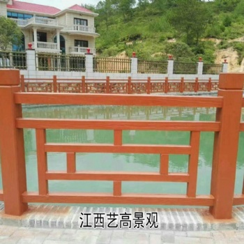福建仿木欄桿廠家建設美麗鄉村，福州水泥仿木護欄施工驗收標準