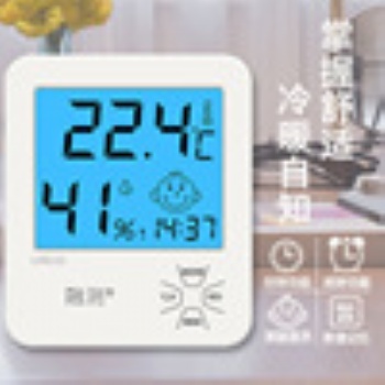 家用電子溫濕度計室內嬰兒房帶背光干濕數顯溫濕度表LX8112