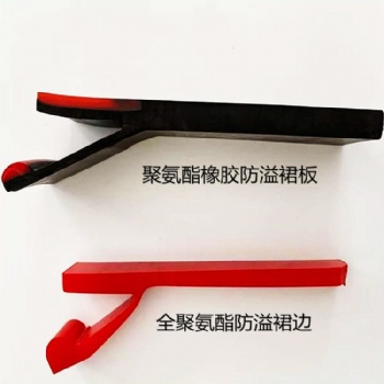 山東美奐16-350 y型復合橡膠防溢裙板 擋煤皮子