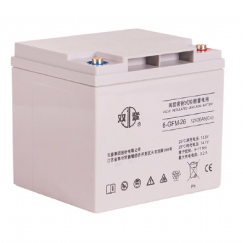 供應雙登蓄電池6-GFM-26原裝12V26AH江蘇總代理現貨