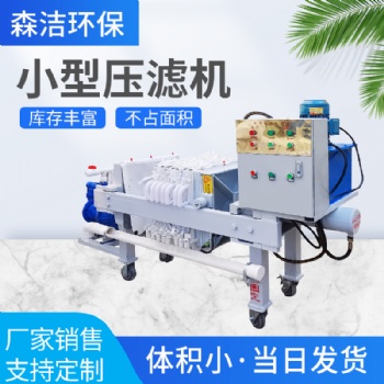 隔膜板框壓濾機全自動小型污水處理設備