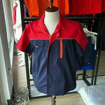城陽工作服勞保服定制批發廠家 圓領文化衫批發加工廠