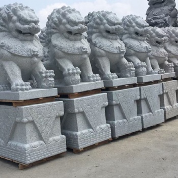 石雕獅子廠家獅子圖，長沙株洲衡陽衡東制作廠家