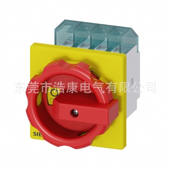 西門子3LD2103-0TK53轉(zhuǎn)換開關(guān)3LD2203-0TK53紅黃手柄