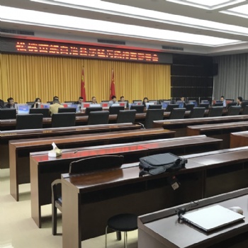 櫟信液晶屏會議防夾手電腦升降器