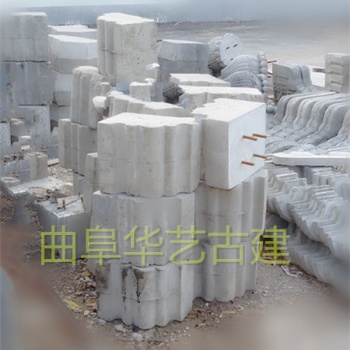 批發古建霸王拳構件 水泥仿古構件