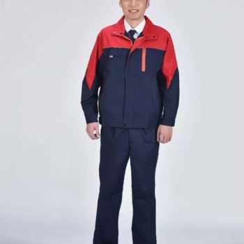 青島工作服訂制 刺繡圖案 黃島電工工作服定做