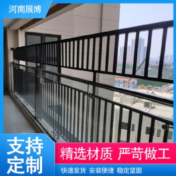 洛陽廠家專業生產樓盤護欄陽臺護欄連廊欄桿鋅鋼陽臺飄窗防護欄空調百葉窗