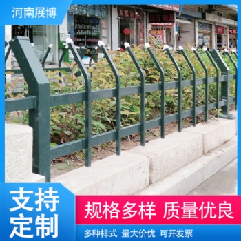 河南展博專業(yè)生產(chǎn)草坪護欄花壇裝飾pvc護欄公園花園圍欄綠化帶草坪圍欄