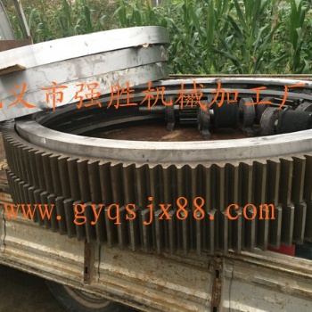 2.2米滾筒烘干機(jī)大齒輪 烘干機(jī)滾圈鑄造加工
