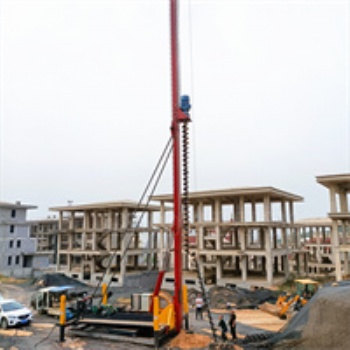 高層建筑用步履式長螺旋鉆孔機(jī) 變頻操作長螺旋 灌漿鉆孔一體機(jī)