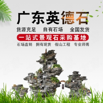 廣東英石假山駁岸點綴廠家**