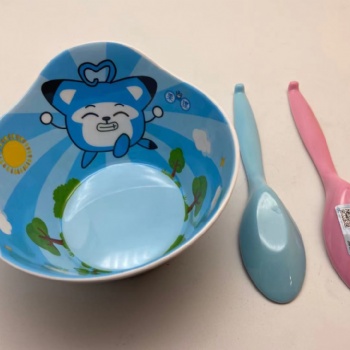 上海壹粵密胺甜品店餐具，兒童餐具定制，沙拉小吃密胺餐具