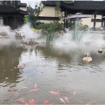 假山公園人造霧工程,河南生態(tài)園林景觀人造霧系統(tǒng)公園人造霧