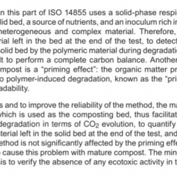 ISO14855,堆肥降解,纖維降解