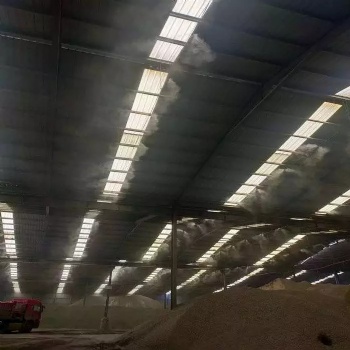 建筑工地凈化空氣圍擋噴淋噴霧系統工地施工圍墻噴霧系統圍擋圍墻除塵噴淋設備