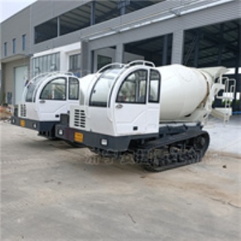 履帶平口罐車 建筑工程攪拌水泥運輸車 全地形散裝水泥罐車