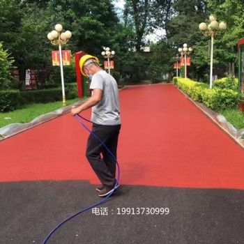 黑色路面噴涂改色/彩色路面噴涂改色/黑瀝青路面噴涂改色/瀝青混凝土路面噴涂改色/彩色路面噴涂施工團隊