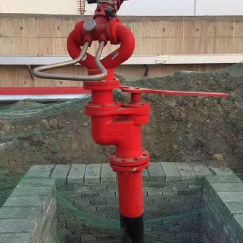消防炮座PZK100防凍消防水炮炮座