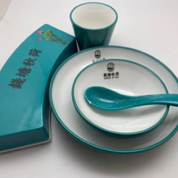 壹粵哥哥特色餐具，中餐定制餐具，中餐新款密胺餐具
