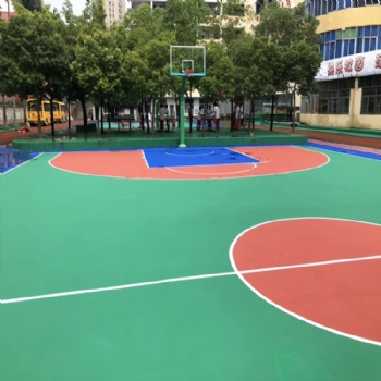 福建學校硅PU球場材料廠家【德朝體育】