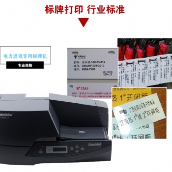 麗標(biāo)銘牌機C-330P通信PVC標(biāo)牌打印機