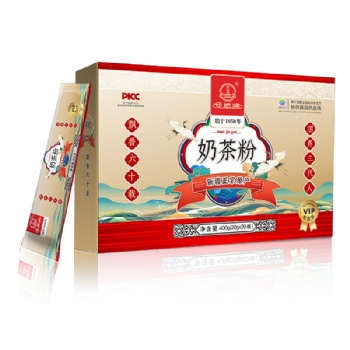 團結牌奶茶粉：高鈣高蛋白 富含多種維生素