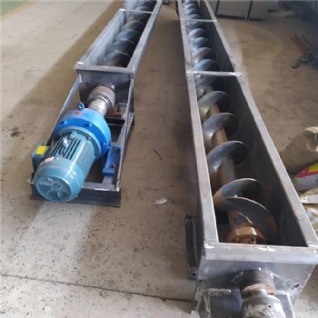 有軸，雙軸水平U型輸送機 粉粒砂石物料 螺旋輸送機