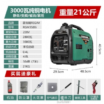 常德雷吉姆3千瓦便攜式汽油發(fā)電機優(yōu)質(zhì)服務(wù)