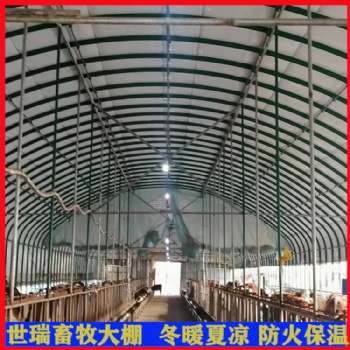新型養(yǎng)牛大棚搭建 養(yǎng)牛場(chǎng)牛棚施工建造 抗風(fēng)雪牛棚建設(shè)