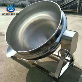 燃氣加熱醬料夾層鍋 肉制品鹵煮夾層鍋 可傾式煉豬油設備