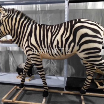仿真斑馬主題展覽模型