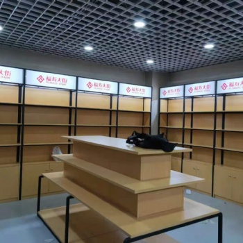 煙酒店烤漆展柜貨架生鮮水果鋼木貨架單雙面超市鈦合金貨架天津展柜貨架廠