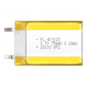 TWS無線藍牙耳機鋰電池401025-7**h，3.7V