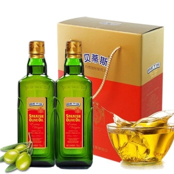 貝蒂斯原裝進口**初榨橄欖油750ML*2瓶