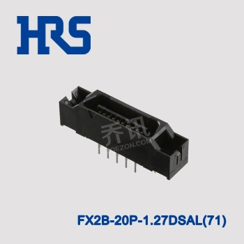 HRS廣瀨FX2B-20P-1.27DSAL(71)日本原裝正品現(xiàn)貨 黑色鍍金插座