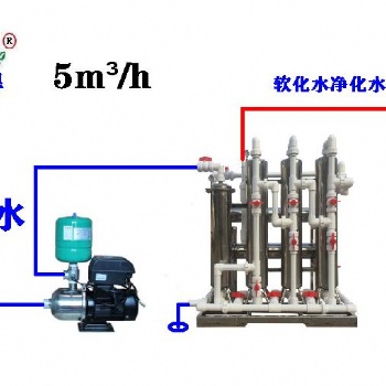 蒸汽鍋爐無壓鍋爐自來水井水河水專用新型**生物軟水機