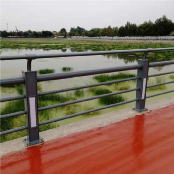 橋梁景觀防撞欄 高速公路LED燈光護(hù)欄 河道景觀夜間照明防護(hù)欄