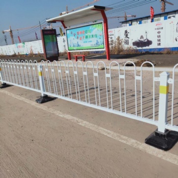 人行道京式鍍鋅管護欄 機動車道市政道路護欄 倒U行焊接式隔離欄