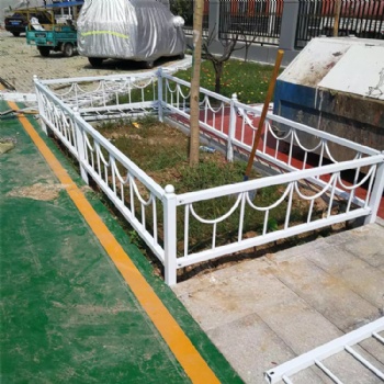 別墅綠化帶鋅鋼護欄 鐵藝園林草坪隔離欄 花池草坪圍欄