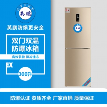 秦皇島石化站雙門雙溫防爆冰箱
