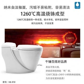 一生水家用超節(jié)水馬桶坐便器