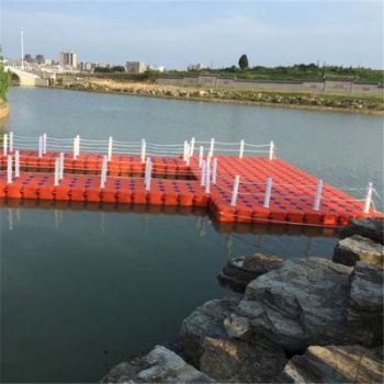 水上跳水平臺浮筒 組合式水上浮臺 魚塘垂釣平臺浮箱