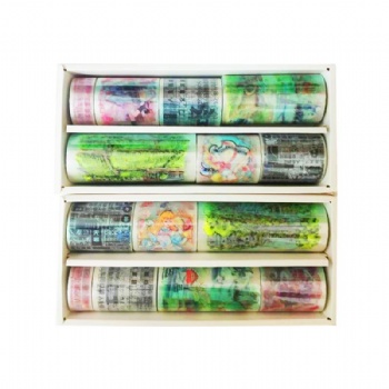 廠家來圖定制和紙造景系列手賬膠帶