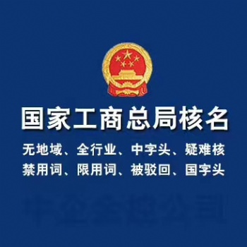 **核名，中字頭國字頭疑難名稱核準。（當天通過，不通過不收錢）??