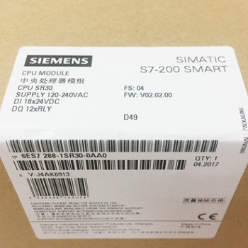 西門子6ES7288-1SR30-0AA0-S7-200 SMART，CPU SR30，標(biāo)準(zhǔn)型 C