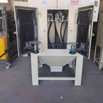 陽江手膜自動噴砂機(jī)打砂機(jī) 異形件五金模具噴砂環(huán)保無塵噴砂機(jī)